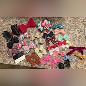 Boutique Leather & Glitter Bar Bow Bundle | 30+ Pieces